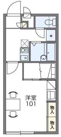 レオパレスＲｏｏｋの物件間取画像